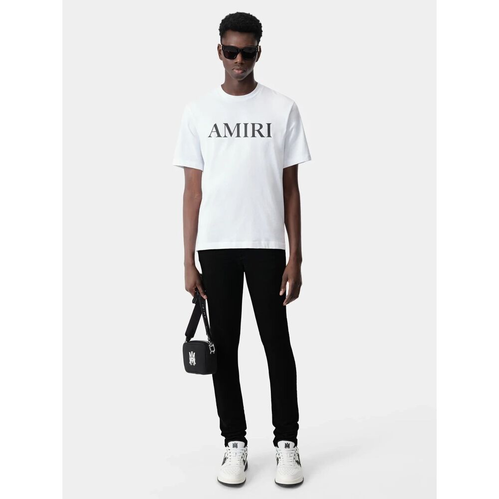 Amiri NWT Stack Jean Italian Stretch Skinny Leg Solid Black Denim Jeans Size 30